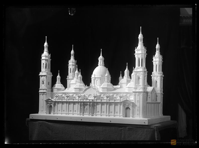 Maqueta de la basílica de Nuestra Señora del Pilar