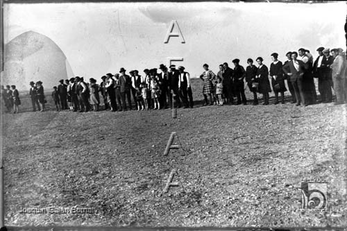 Público de un partido de fútbol. Joaquín Galán Bernal. Huesca