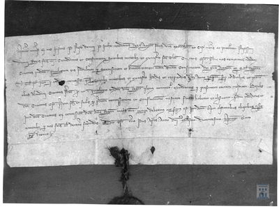 El infante Pedro, hijo de Pedro III, confirma a las monjas de Santa Clara de Huesca los mil sueldos otorgados por su madre doña Constanza, de sus rentas de Huesca