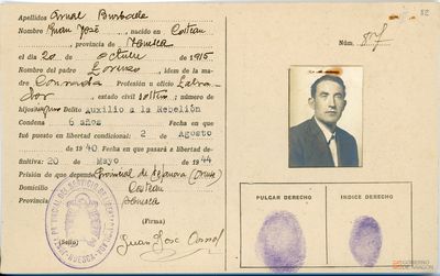 Arnal Burbaela (?), Juan José. Costean