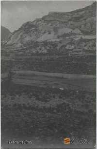 Paisaje: montaña y casa. Gabriel Faci Abad