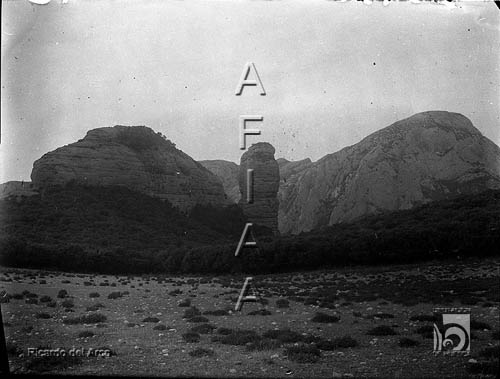 Paraje de San Cosme y San Damián. Vista del Huevo. Ricardo del Arco y Garay. Panzano