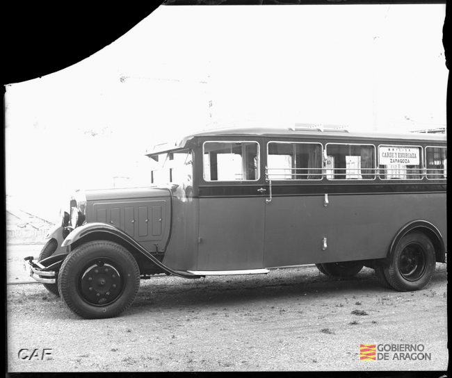 Autocar Citroën servicio estación Ferrocarril Zaragoza