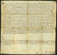 Pedro I, rey de Aragón y Navarra, dota la Catedral de Huesca, antigua mezquita mayor de la ciudad, el día de su dedicación por los arzobispos y obispos Bereguer de Tarragona, Amado de Burdeos, Pedro de Pamplona, Fulcón de Barcelona, Sacho de Lescar y Pedro de Huesca