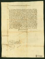 Alfonso de Aragón, arzobispo de Zaragoza, establece que, a partir de entonces, la jurisdicción criminal de la hermandad del Abadiado de San Juan de la Peña pertenzca a la ciudad de Jaca, las villas de Berdún, Biescas y los valles de Basa y Sarrablo, en vez de a Pedro Bailo y García Dex.