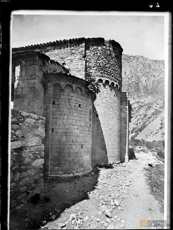 Iglesia del Monasterio de Alaón. Ábsides. Románico