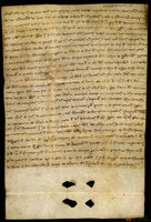 Carta de mojonación y población de los términos de la Comunidad de Teruel