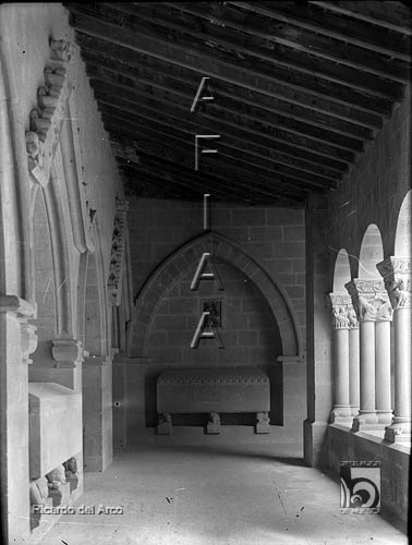 Iglesia de san Pedro el Viejo. Galería del claustro. Ricardo del Arco y Garay. Huesca. Hoya de Huesca