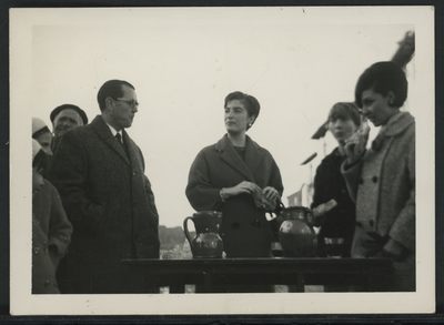José Luis Lerín, su mujer y M.ª. Jesús Conte Cazcarro