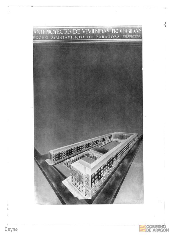 Maqueta del anteproyecto de viviendas protegidas