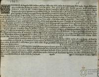 Carta de los jurados de Torla a cualquier oficial de los dominios del rey de España declarando la exención del pago de peajes, lezdas y otros impuestos sobre el tráfico de ganados y mercancías a favor de los vecinos de la villa y en concreto, como tal, de (en blanco), de acuerdo con un privilegio concedido por el rey de Aragón Jaime I confirmado por su nieto, Jaime II, en 1317 en un texto que se copia