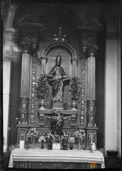 "Zaragoza, Altabás. Altar de S. Gregorio.". Juan Mora Insa