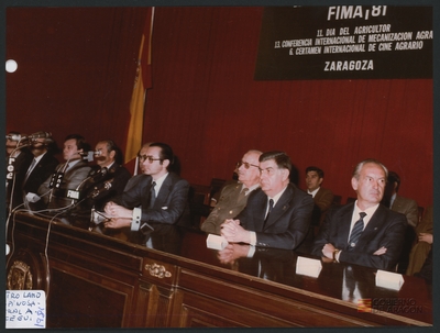 Acto en la Feria Internacional de Maquinaria Agrícola (FIMA)
