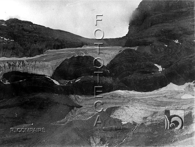 "Glaciar y cuello del Cilindro". Ricardo Compairé Escartín. Bielsa