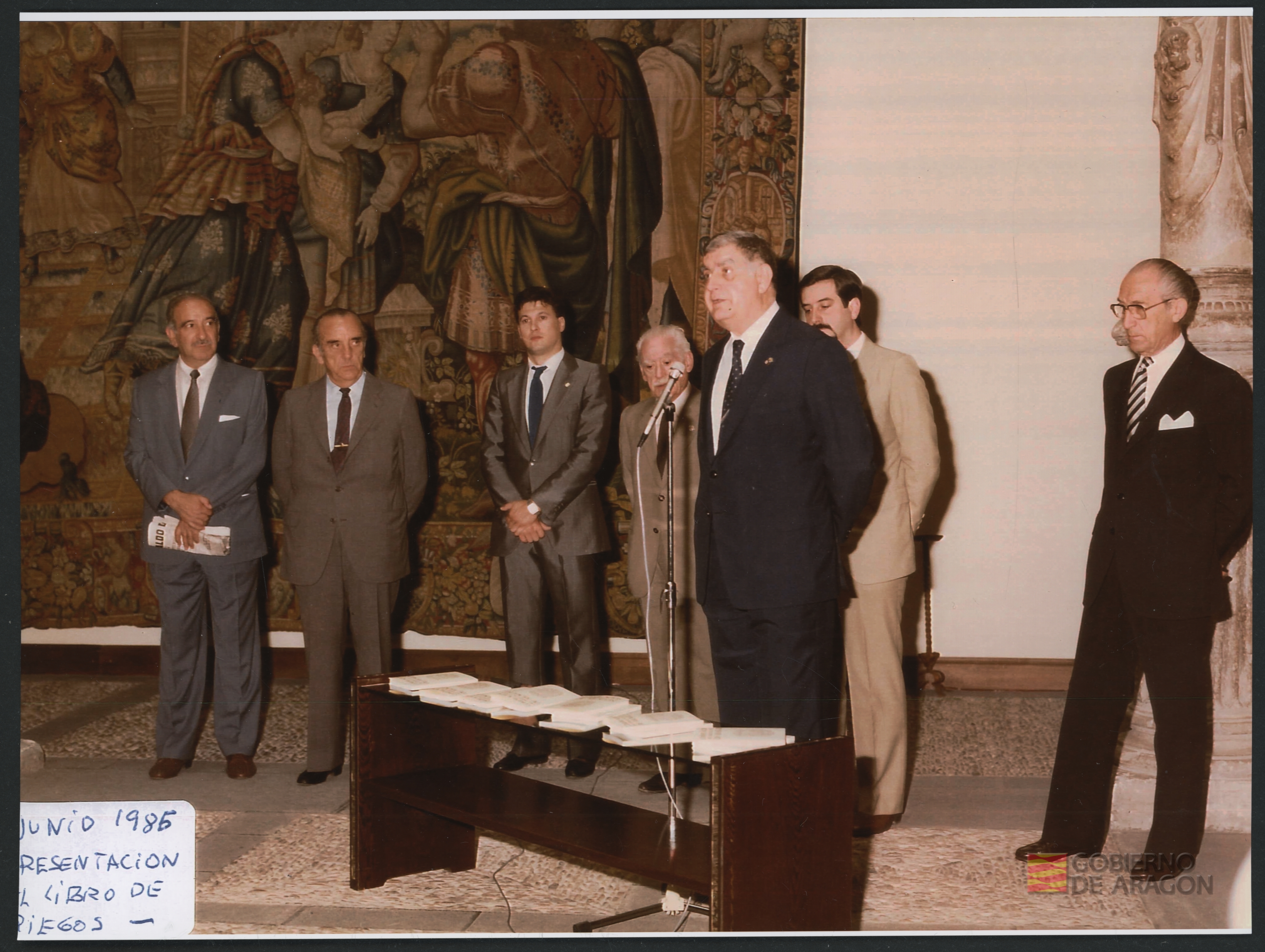 Presentación del libro sobre riegos de Juan Antonio Bolea