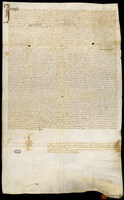 Acta de capitulación y concordia firmadas por la abadesa y monjas del monasterio de Santa Clara (Clarisas) de la ciudad de Teruel y Gaspar Sánchez Muñoz, hidalgo, habitante en la dicha ciudad, sobre una pieza de tierra situada cerca del puente de San Francisco