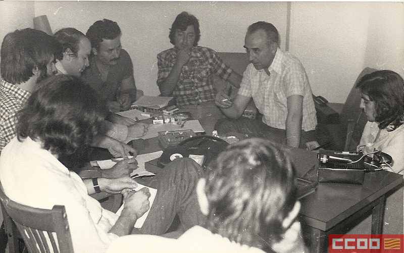 Presentación de la Unión Provincial de CCOO Zaragoza. Rueda de Prensa