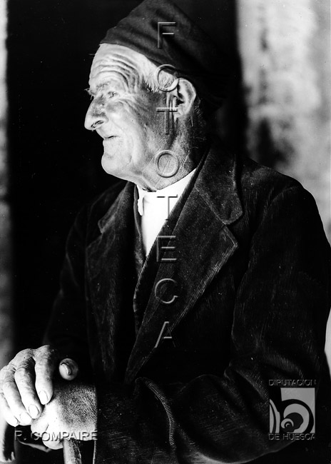 "Busto de veterano". Ricardo Compairé Escartín. Alquézar