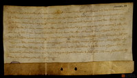 Pedro III manda que los de Teruel y sus aldeas, paguen a su portero, Alamán López de Jasa, los 130.000 sueldos jaqueses por la quinta de sus ganados, tanto grueso como menudo, además de los 1.500 corderos que percibía la reina a cuenta de la misma