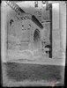 Villanueva de Sigena (Huesca). Monasterio de Sigena. Portada iglesia Torre y sarcófago. José Galiay Sarañana
