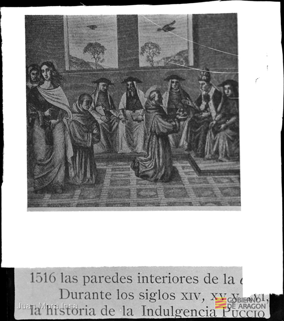 Grabado de temática religiosa. Juan Mora Insa