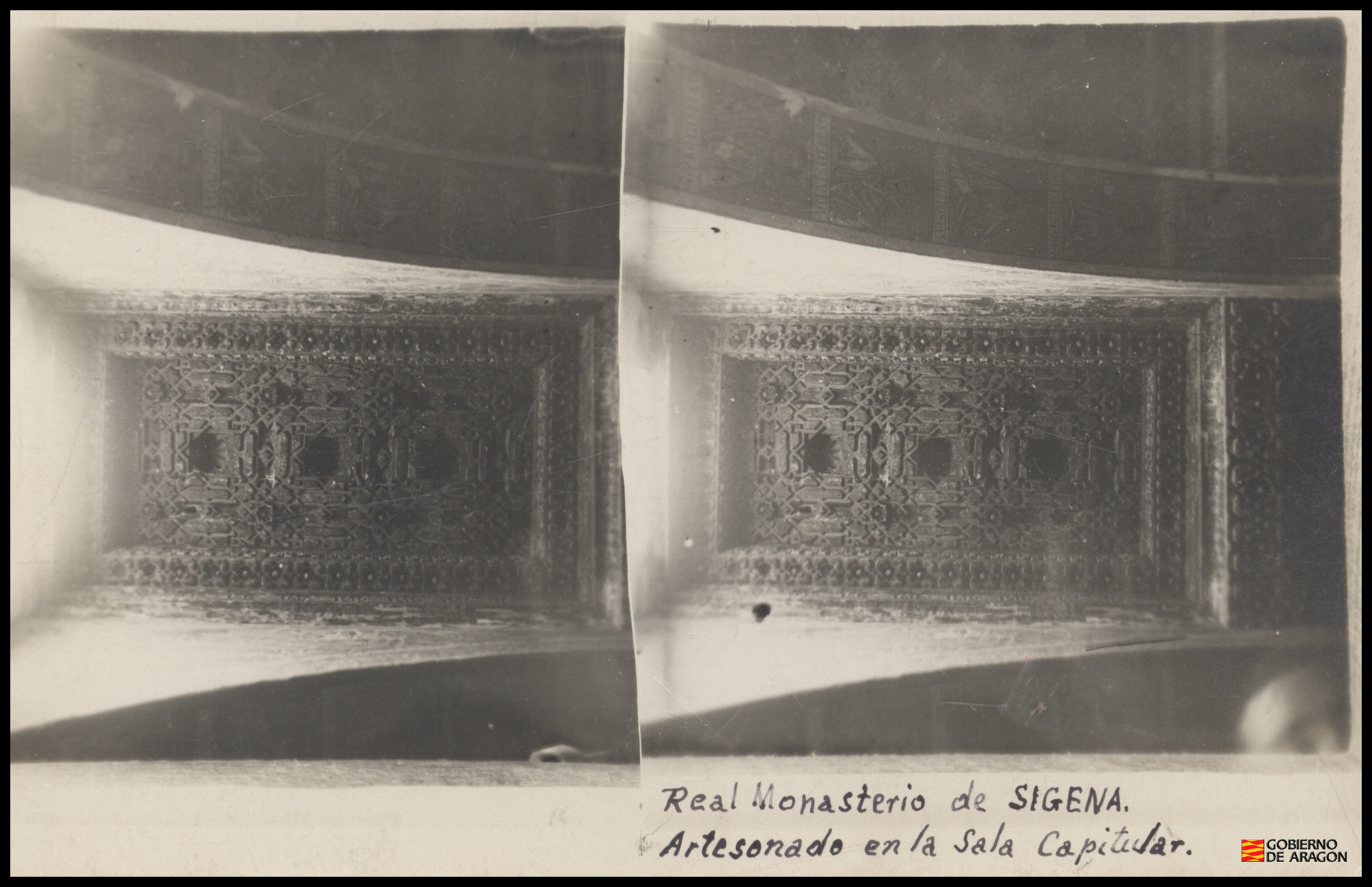 "Real Monasterio de SIGENA. Artesonado en la Sala Capitular"
