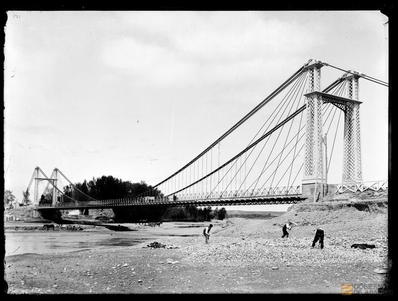 Puente de Santa Isabel sobre el río Gállego