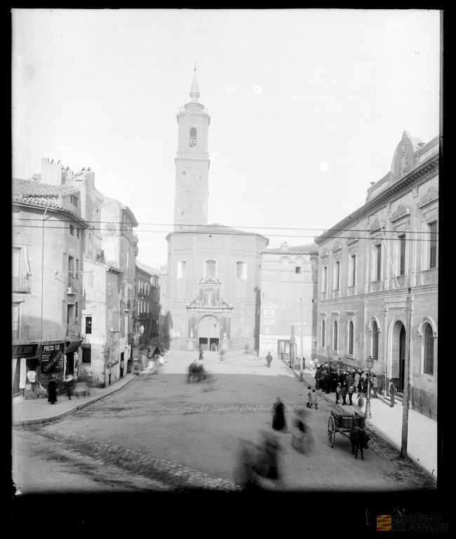 Plaza de la Magdalena desde la calle del Coso. Ignacio Coyne