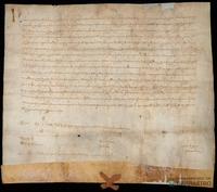 Jaime II de Aragón confirma los privilegios y fueros concedidos por sus antecesores a los habitantes de Barbastro con especial mención al Privilegio General otorgado por Pedro III en 1283