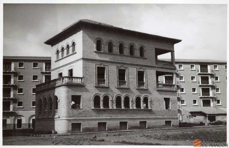 Chalet del Distrito Forestal en construcción (Huesca). Fidel Oltra Gómez