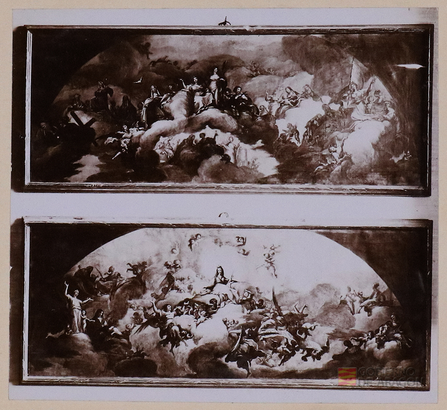 "Pinturas murales del Pilar - Cúpula "Regina Virginum" Bayeu"