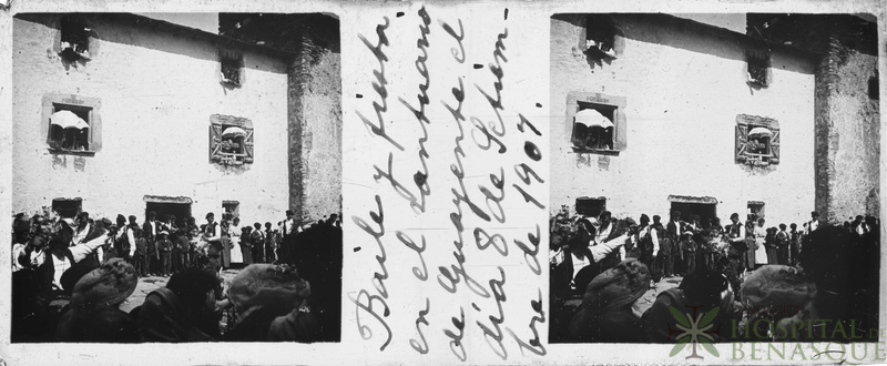 Baile en el Santuario de la Virgen de Guayente.