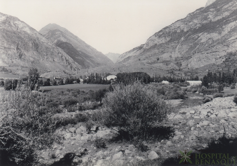 Benasque y su valle desde el camino hacia Anciles.
