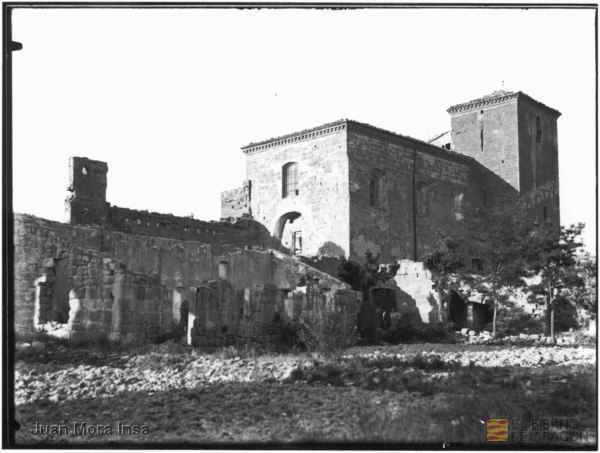 "Huesca. Detalle castillo Montearagón. Estilo: Románico. ". Juan Mora Insa