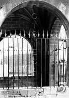 "Pórtico de la iglesia". Ricardo Compairé Escartín. Ansó