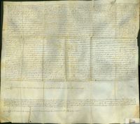 Pedro Sala, agricultor de Vilanova de la Barca, vende a Nicolau Riambau, ciudadano de Lérida, un censal de 800 croats barceloneses que le pagaba el concejo de Fraga, que había sido vendido en 1388