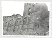 Proyecto adicional al de urbanización parcial de los alrededores de la Catedral. Arquitecto: César Jalón. Albarracín
