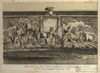 "Bas-relievef des Ponts-Jumeaux à Toulouse. Par F. Lucas Sculpteur Toulousain, 1775."