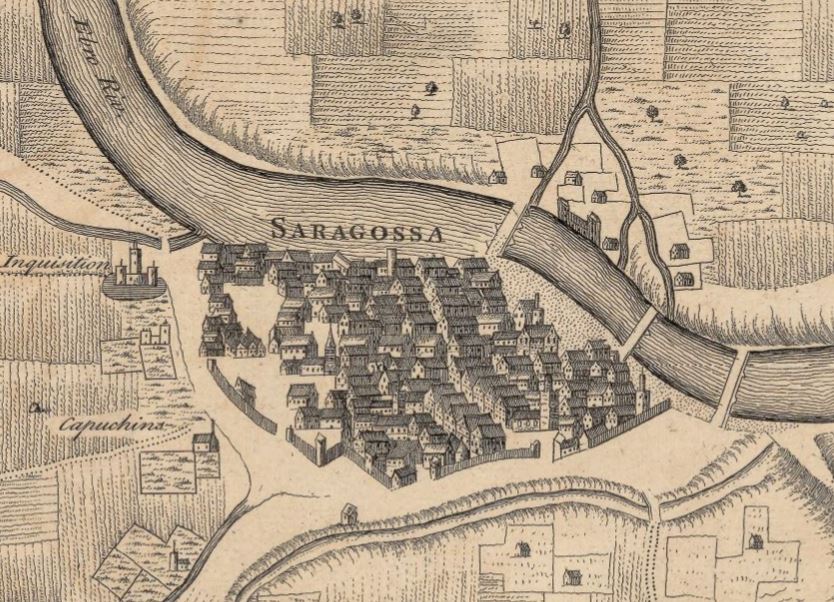 Zaragoza en 1710.