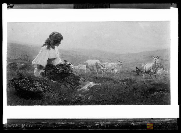 "Esperando al novio" obra de Mariano Barbasán. Juan Mora Insa