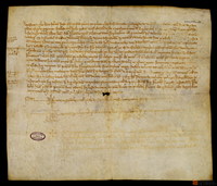 Privilegio de Pedro III, a petición de los turolenses, por el establece que sea el juez y no el justicia quien haga las capturas y juicios. Da también otras disposiciones sobre el uso de la sal, las primicias y las salinas de Arcos de las Salinas