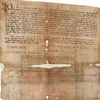 Privilegio de Sancho Ramírez por el que concede fueros a los pobladores del Castellar