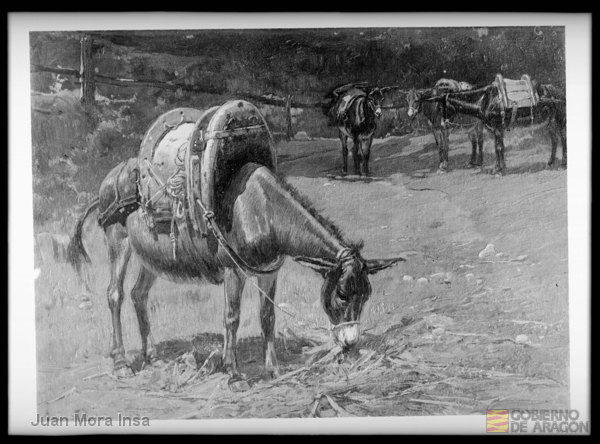 Pintura de Mariano Barbasán. Juan Mora Insa