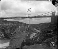 Puente de Lascellas sobre el río Alcanadre. Ildefonso San Agustín. Lascellas-Ponzano