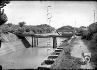 "Destrozos de la guerra. Puente". Albelda