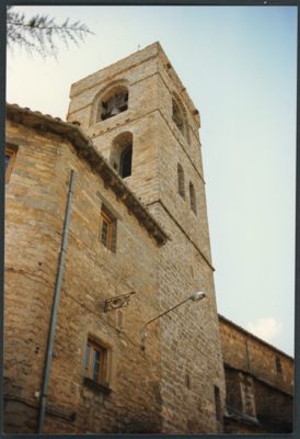 Torre iglesia Colegiata de San Pedro. Ángel Crespo Yagüe. Boltaña