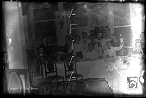 Camareros de celebración. Joaquín Galán Bernal. Huesca