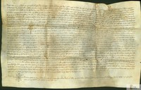 Bernardo de Rosers, comisionado de Pedro IV para el arriendo de la primicia según consta en un documento que se inserta, subasta la primicia de la villa de Fraga por 4 años, y la concede a la mejor oferta, realizada por los propios jurados de la villa, por precio de 9000 sueldos