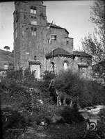 Iglesia de Santa María. Vista exterior. Ricardo del Arco y Garay. Santa Cruz de la Serós