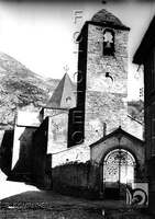 "La iglesia". Ricardo Compairé Escartín. Benasque